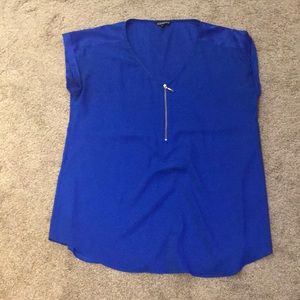 Express Cobalt Blue Blouse